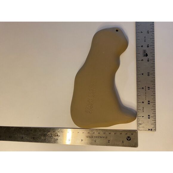 T-Rex Dinosaur Brown Bag Cookie Art 1985 - Picture 6 of 8